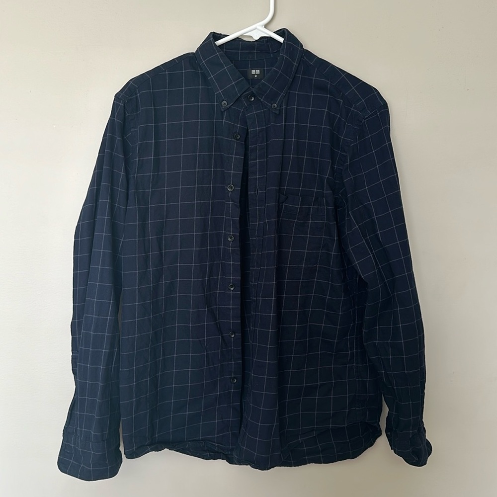 Uniqlo Flannel Checked Long-sleeve